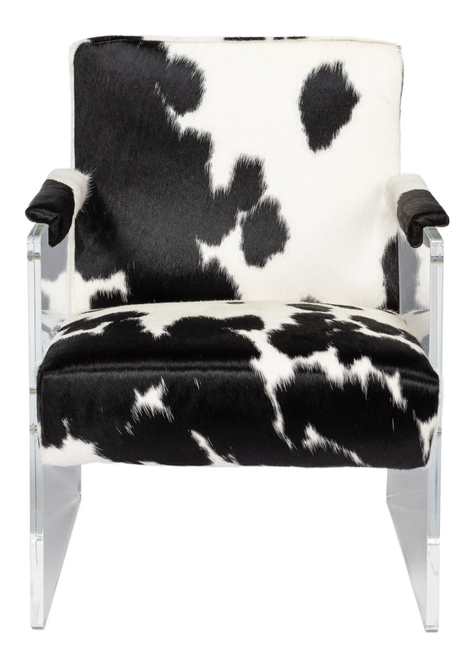 American Home Furniture | Sarreid - Holloway Armchair - Black & White