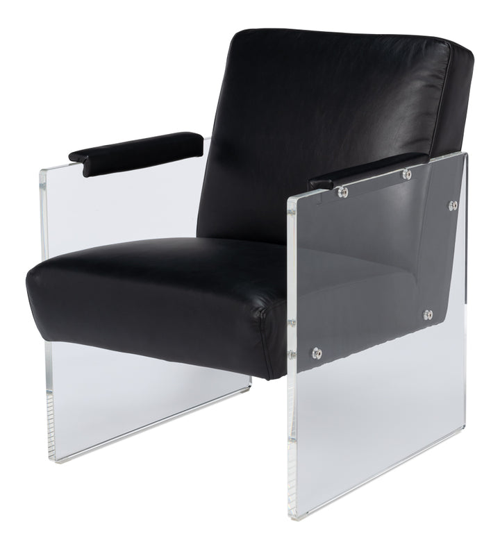 American Home Furniture | Sarreid - Holloway Armchair - Onyx Black