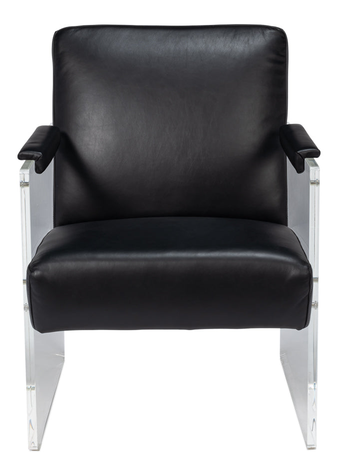 American Home Furniture | Sarreid - Holloway Armchair - Onyx Black