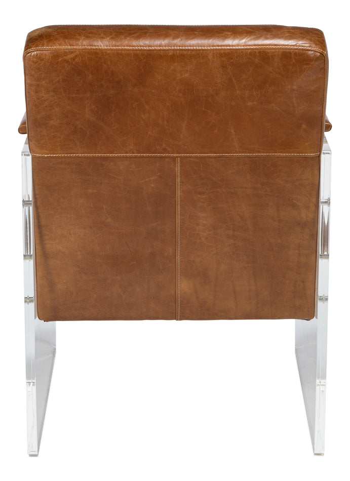 American Home Furniture | Sarreid - Holloway Armchair - Cuba Brown