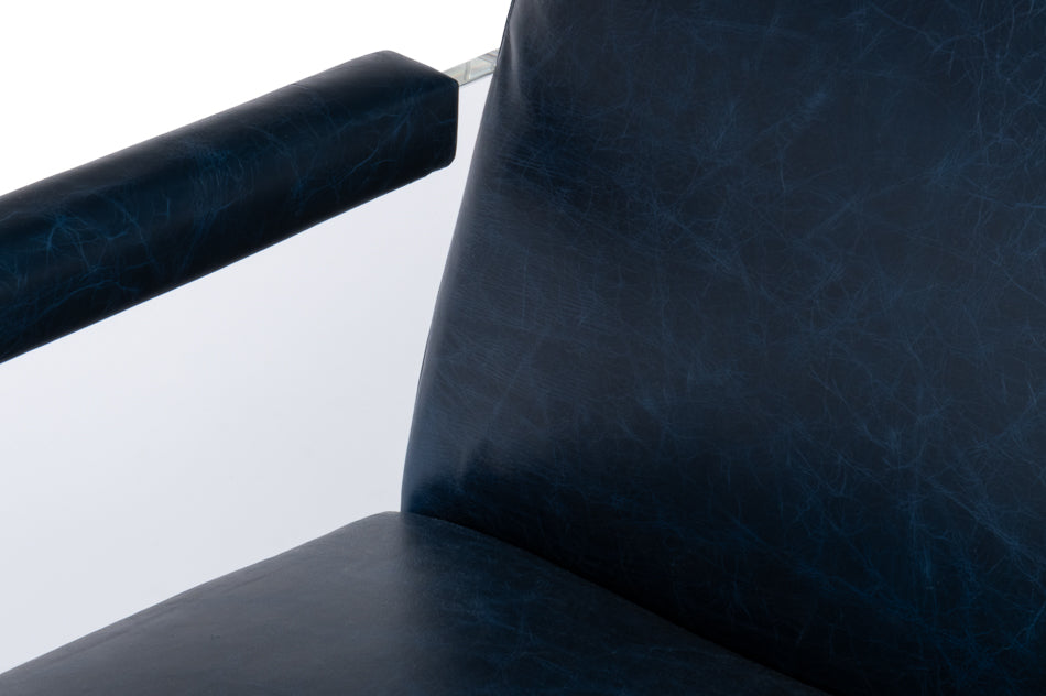 American Home Furniture | Sarreid - Holloway Armchair - Chateau Blue