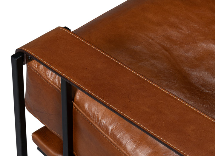 American Home Furniture | Sarreid - Oryan Chair - Havana Brown