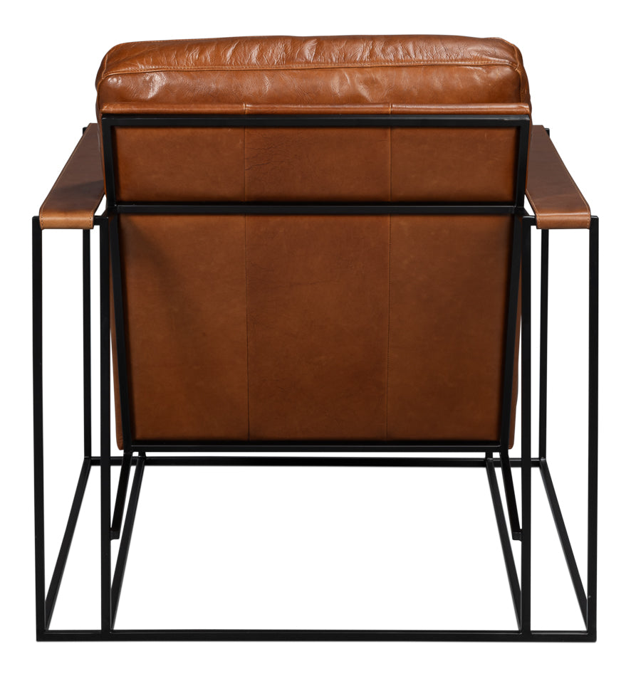 American Home Furniture | Sarreid - Oryan Chair - Havana Brown