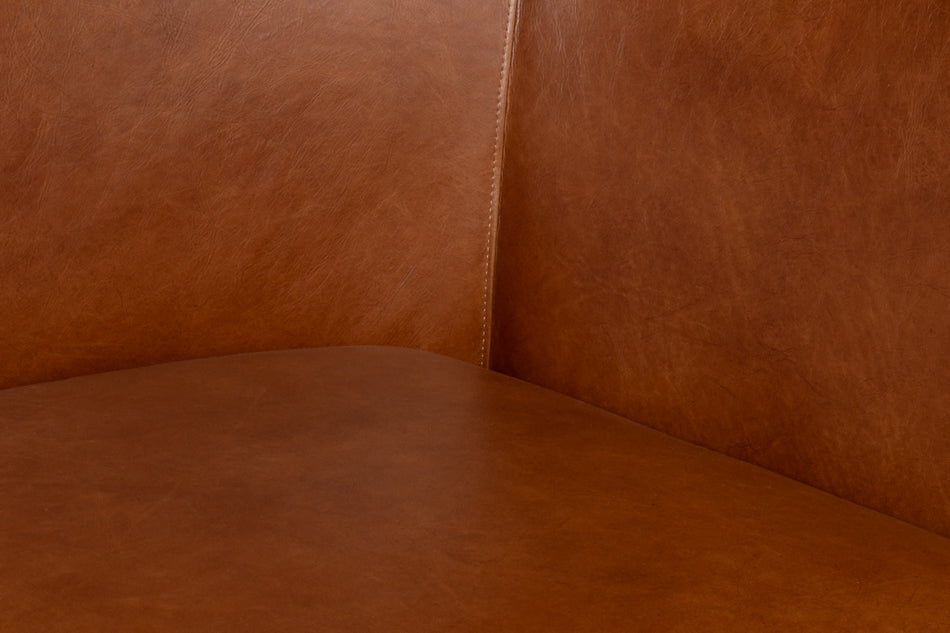 American Home Furniture | Sarreid - Mcmillan Distilled Leather Sofa Brown