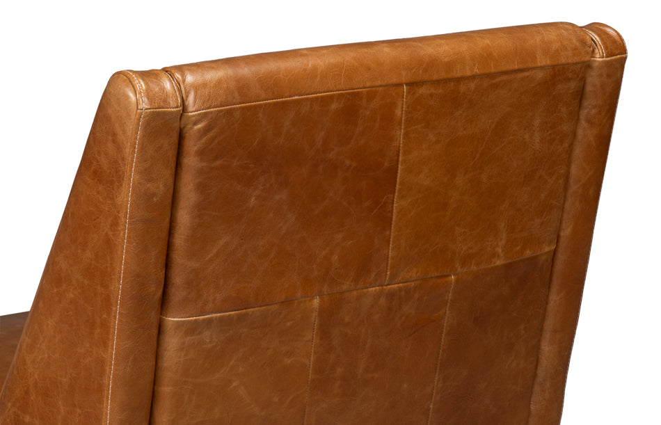 American Home Furniture | Sarreid - Brandy Accent Chair - Cuba Brown