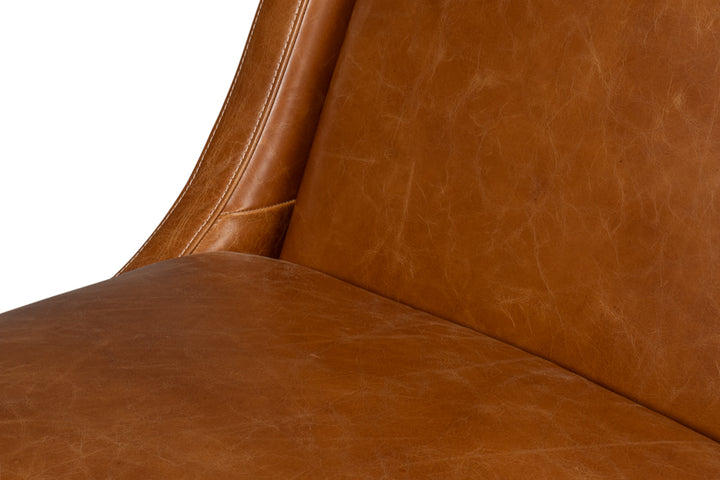 American Home Furniture | Sarreid - Brandy Accent Chair - Cuba Brown