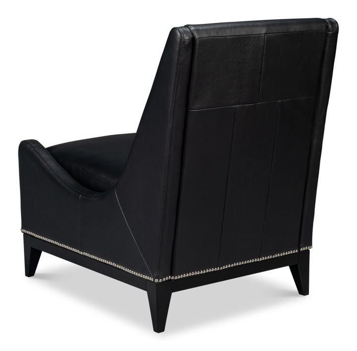 American Home Furniture | Sarreid - Brandy Accent Chair - Onyx Black