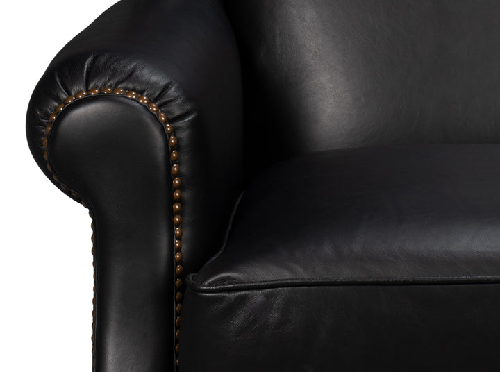 American Home Furniture | Sarreid - London Dry Accent Chair - Onyx Black