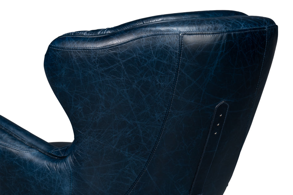 American Home Furniture | Sarreid - Hera Arm Chair - Chateau Blue