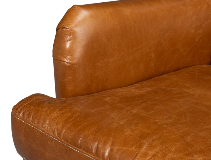 American Home Furniture | Sarreid - Elite Wing Lounge Chair - Cuba Brown