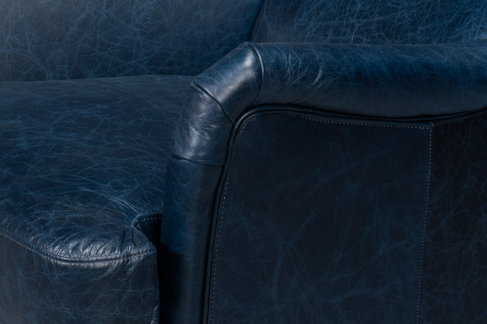 American Home Furniture | Sarreid - Elite Wing Lounge Chair - Chateau Blue