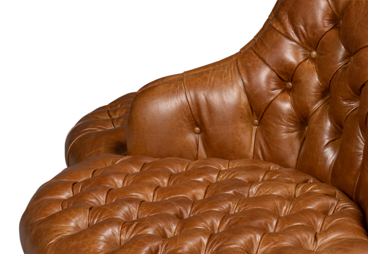 American Home Furniture | Sarreid - Lobby Sofa - Cuba Brown