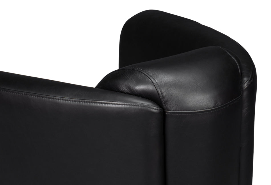 American Home Furniture | Sarreid - Mandy Arm Chair - Onyx Black