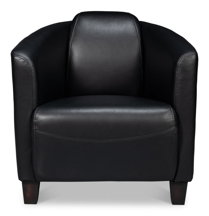 American Home Furniture | Sarreid - Mandy Arm Chair - Onyx Black