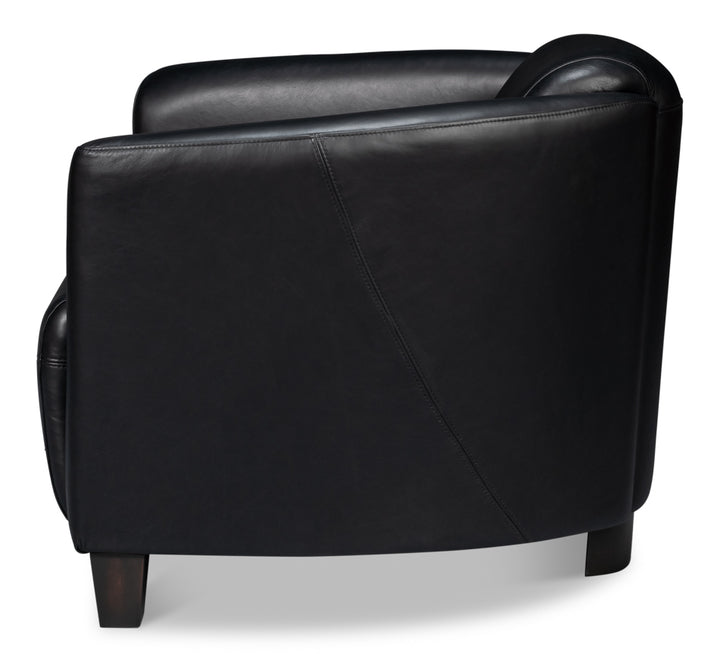 American Home Furniture | Sarreid - Mandy Arm Chair - Onyx Black