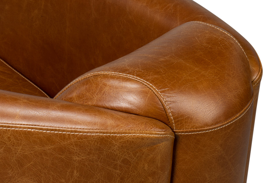 American Home Furniture | Sarreid - Mandy Arm Chair - Cuba Brown