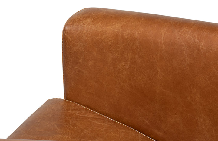 American Home Furniture | Sarreid - Mandy Arm Chair - Cuba Brown