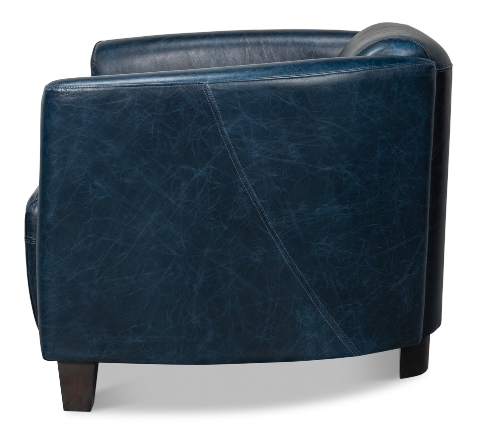 American Home Furniture | Sarreid - Mandy Arm Chair - Chateau Blue