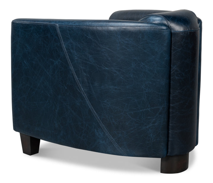 American Home Furniture | Sarreid - Mandy Arm Chair - Chateau Blue