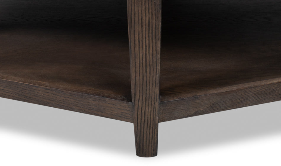 American Home Furniture | Sarreid - Bertram Ottoman - Leather