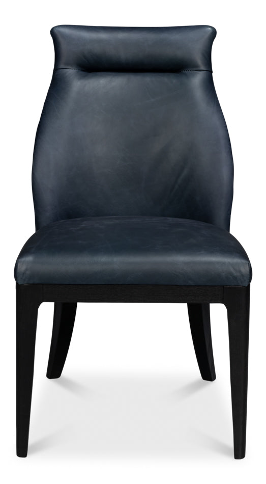 American Home Furniture | Sarreid - Jefferson Distilled Leather Dining Chair