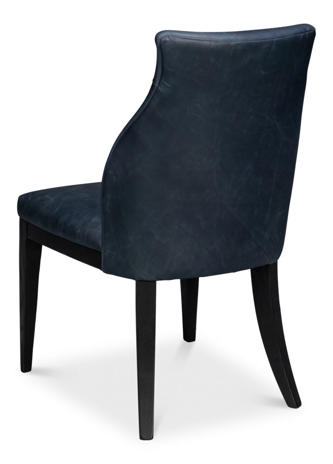 American Home Furniture | Sarreid - Jefferson Distilled Leather Dining Chair