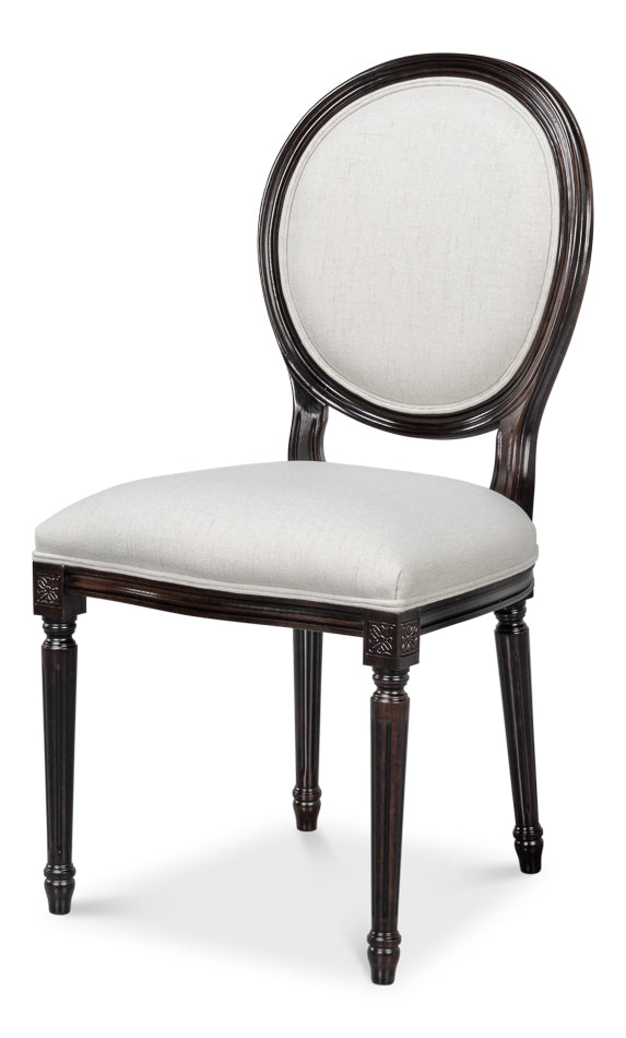 American Home Furniture | Sarreid - Oval Side Chair 1 - Set of 2