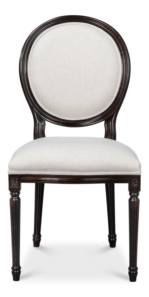 American Home Furniture | Sarreid - Oval Side Chair 1 - Set of 2