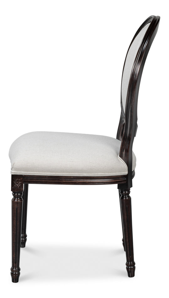 American Home Furniture | Sarreid - Oval Side Chair 1 - Set of 2