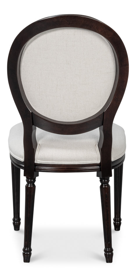 American Home Furniture | Sarreid - Oval Side Chair 1 - Set of 2