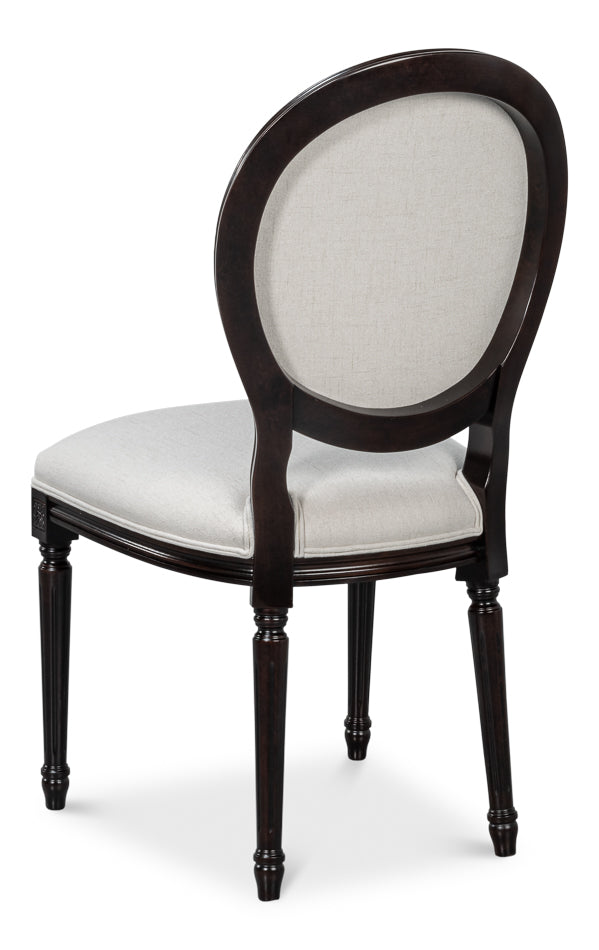 American Home Furniture | Sarreid - Oval Side Chair 1 - Set of 2