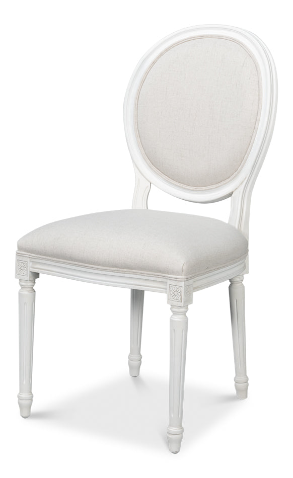 American Home Furniture | Sarreid - Oval Side Chair 2 - Set of 2