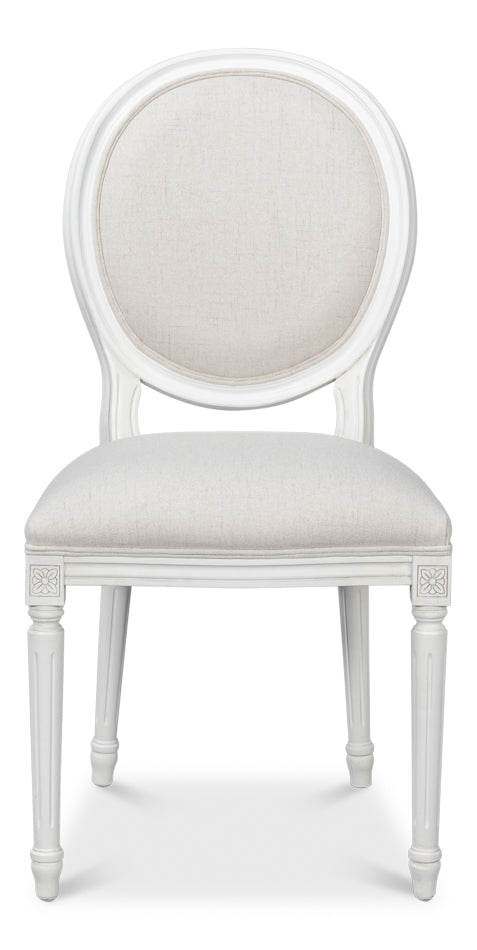 American Home Furniture | Sarreid - Oval Side Chair 2 - Set of 2