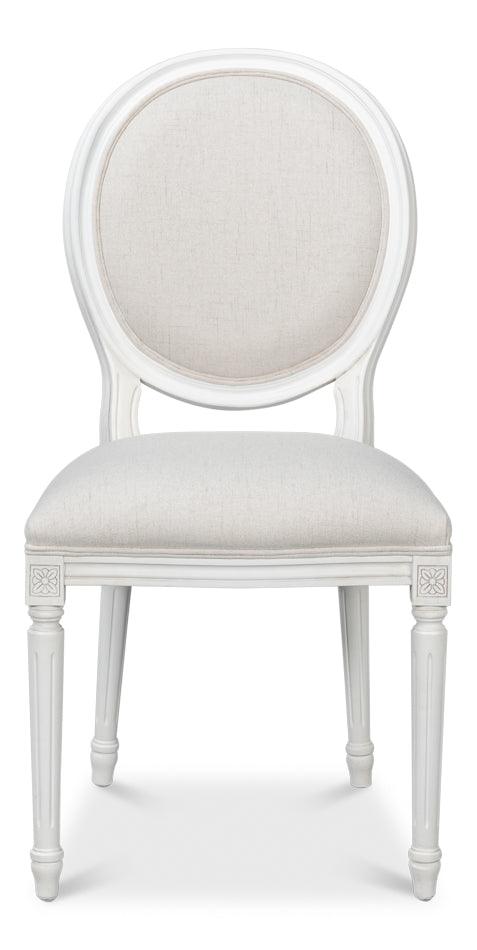 Sarreid Oval Side Chair 2 - Set of 2 DINING CHAIRS
