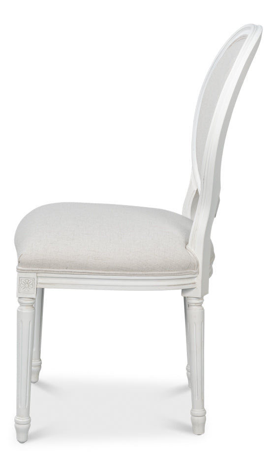 American Home Furniture | Sarreid - Oval Side Chair 2 - Set of 2