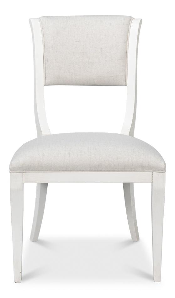 Sarreid Trophy Elegant Side Chair - Cream - Set of 2 DINING CHAIRS