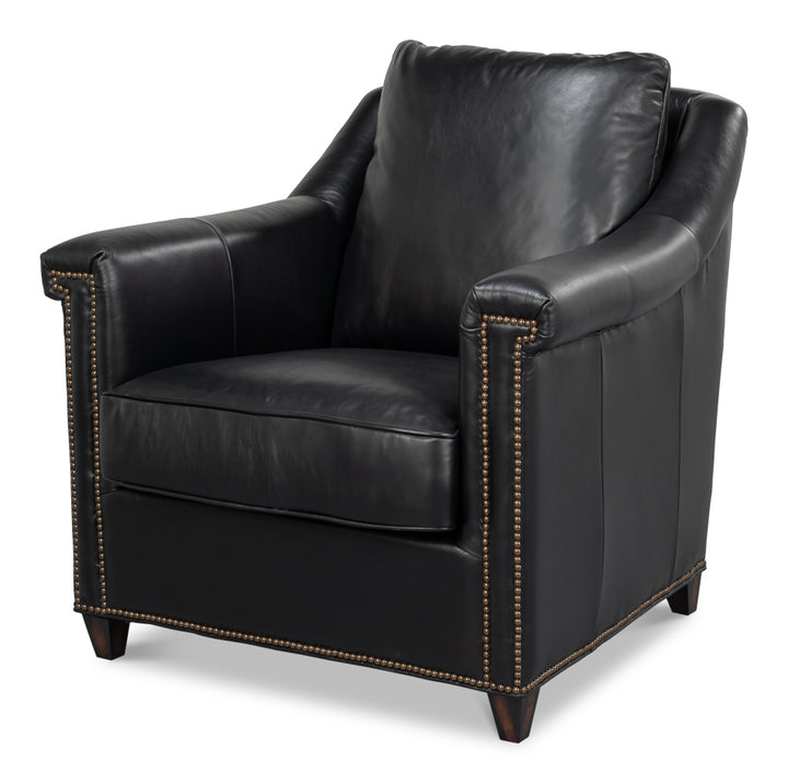 Vandike Arm Chair, Onyx Black
