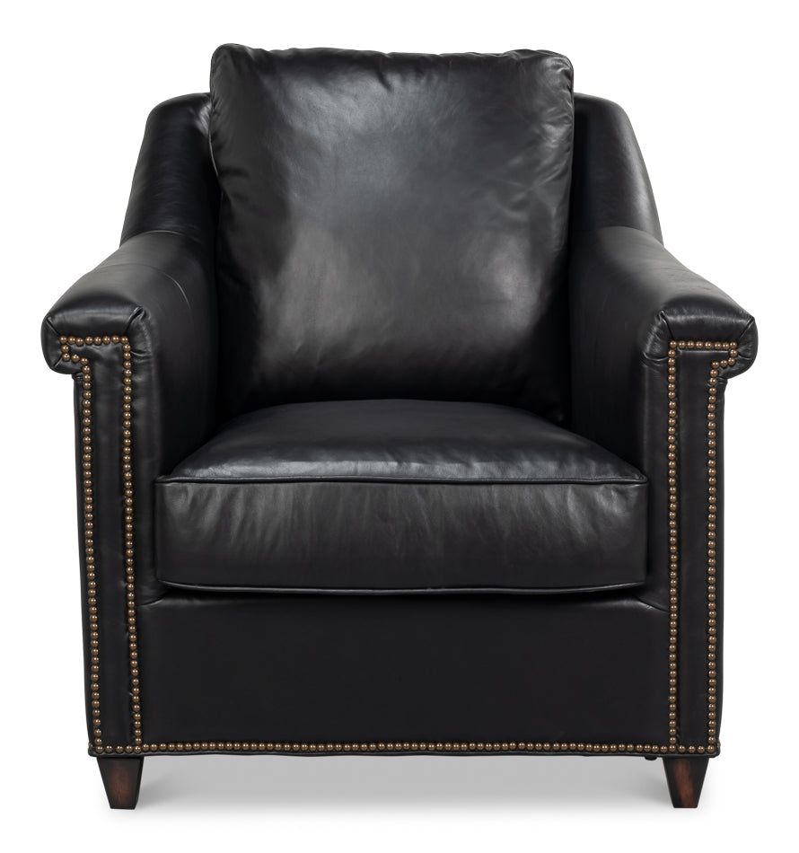 Vandike Arm Chair, Onyx Black