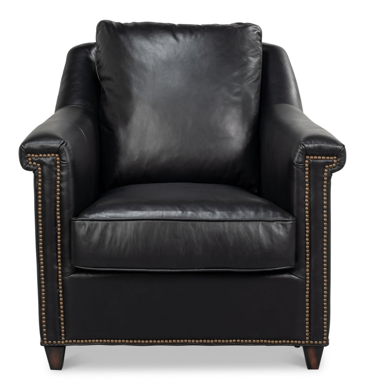 Vandike Arm Chair, Onyx Black
