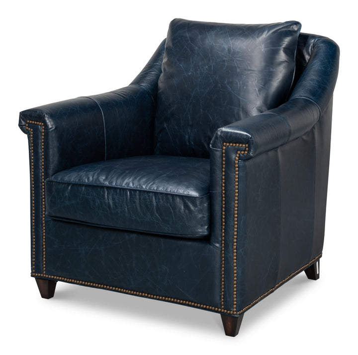 Vandike Arm Chair, Chateau Blue