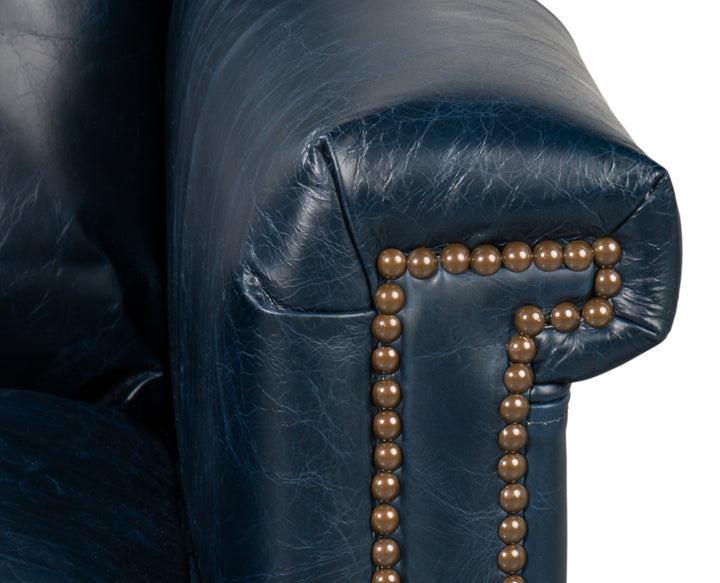 Vandike Arm Chair, Chateau Blue