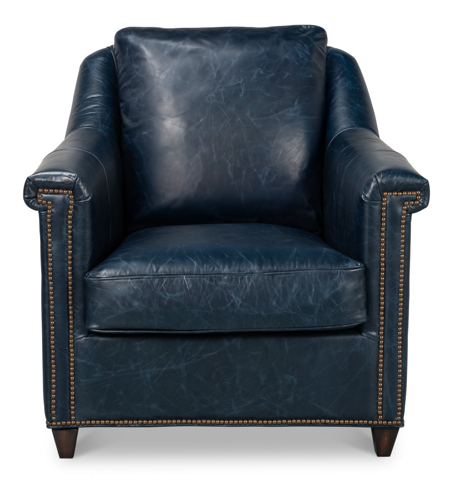 Vandike Arm Chair, Chateau Blue