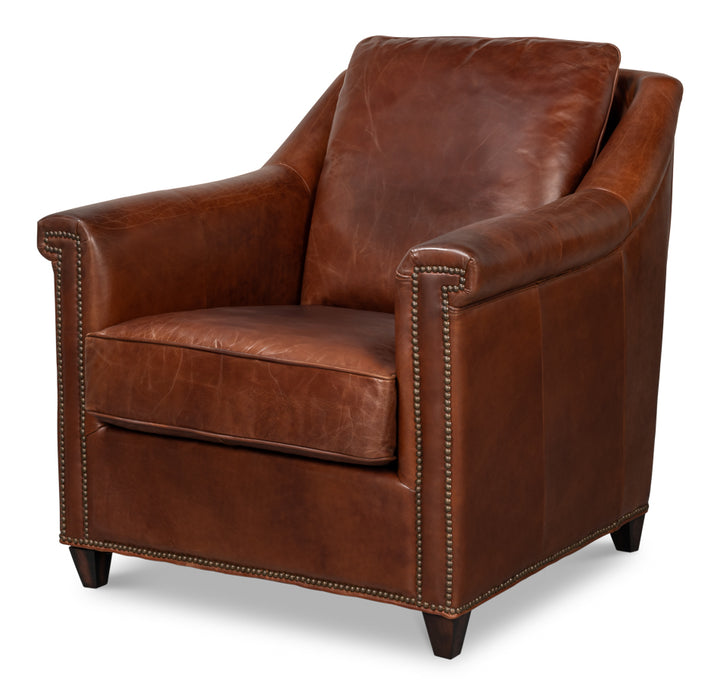 Vandike Arm Chair, Newark Brown