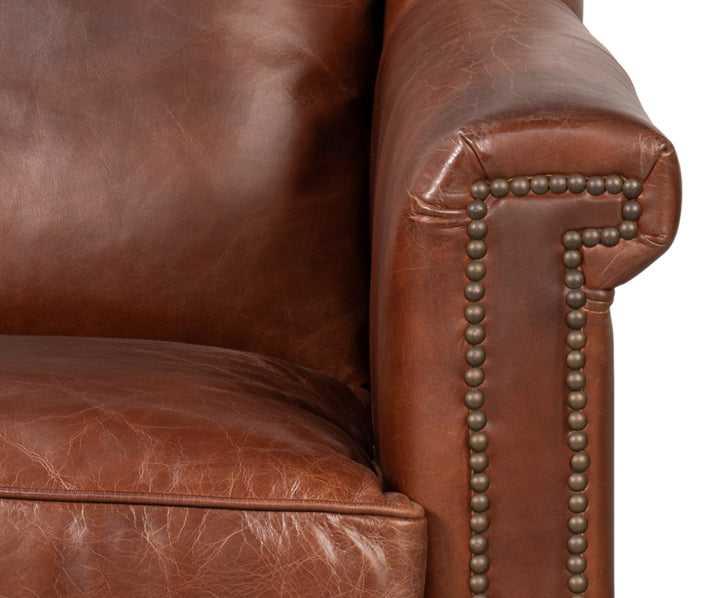 Vandike Arm Chair, Newark Brown
