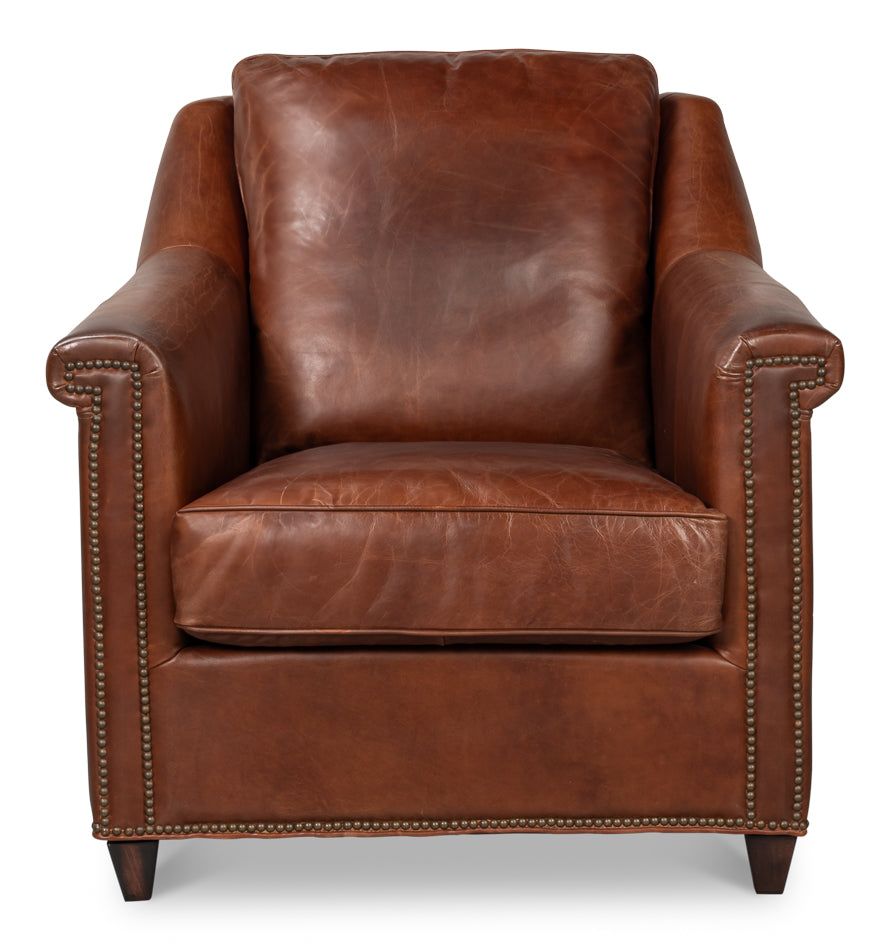 Vandike Arm Chair, Newark Brown