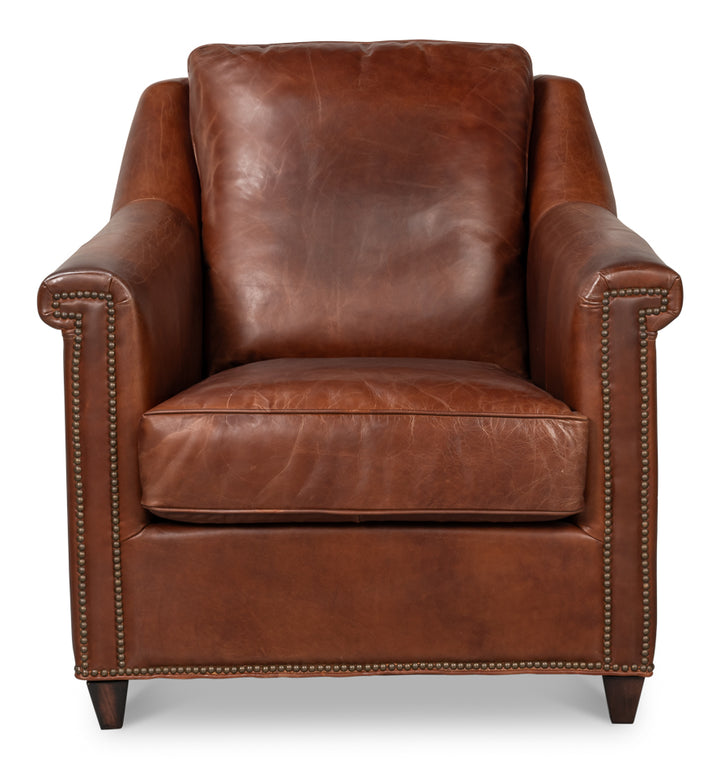 Vandike Arm Chair, Newark Brown