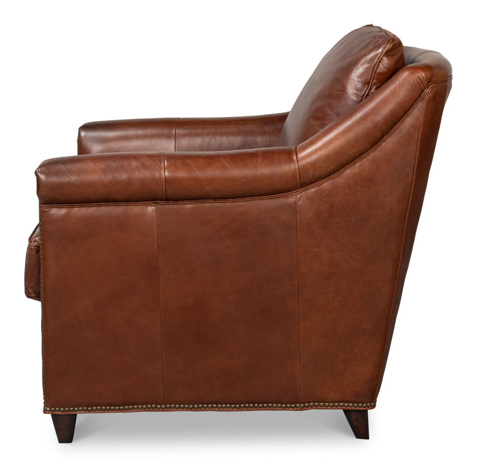 Vandike Arm Chair, Newark Brown