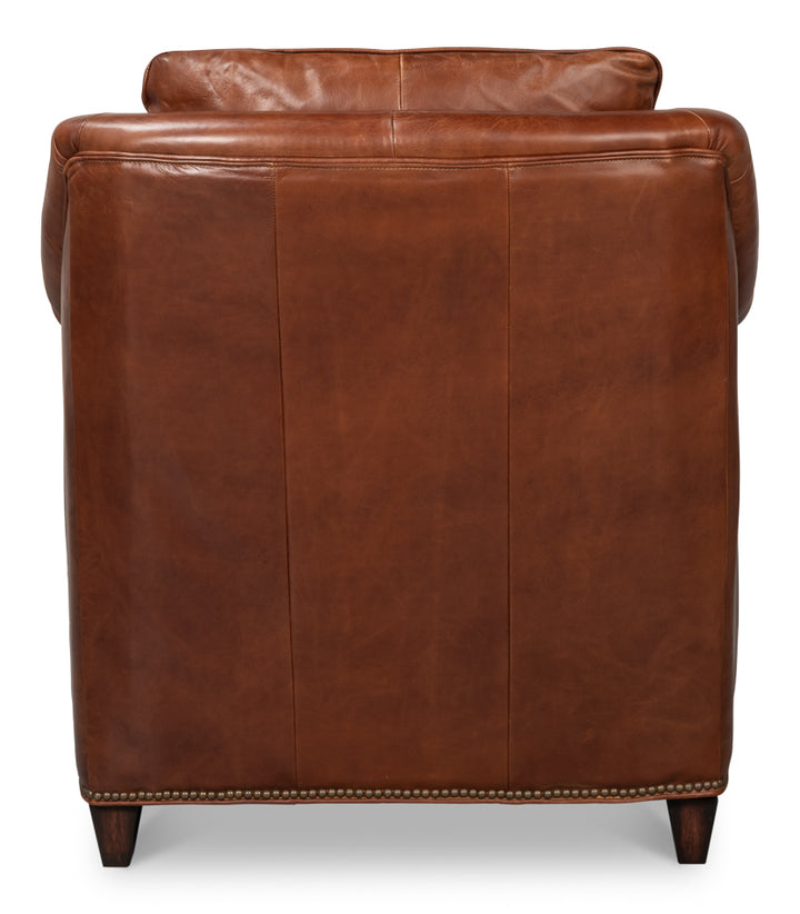 Vandike Arm Chair, Newark Brown