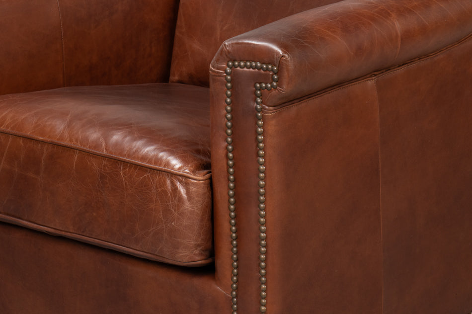 Vandike Arm Chair, Newark Brown