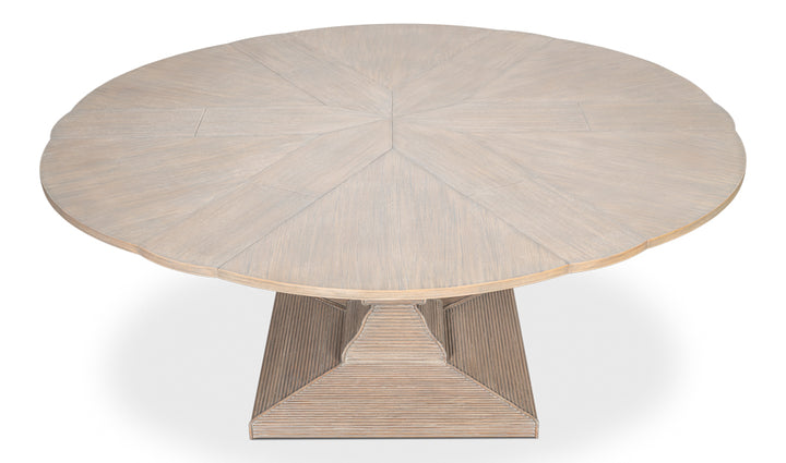 Kelso Jupe Dining Tbl,Moonskin,Lg